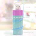 Custom plastic water bottle with straw , sports water bottle , kids water bottle